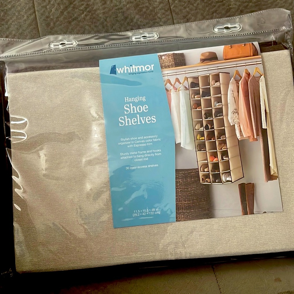 30 Shoe organizer or 30 item holder